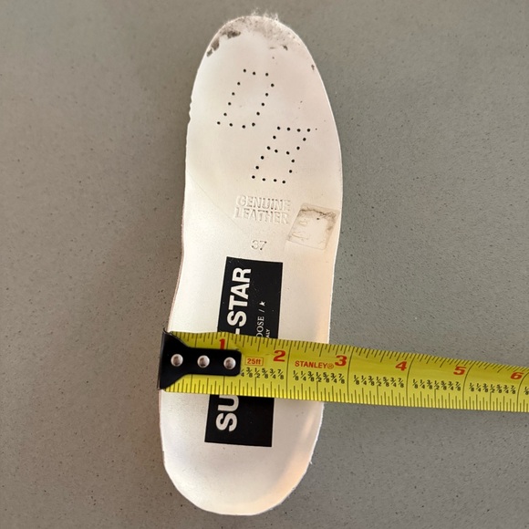 Like New- Golden Goose Super Star Sabot in Leopard Print Pony Skin w/ Black Star - Picture 12 of 13